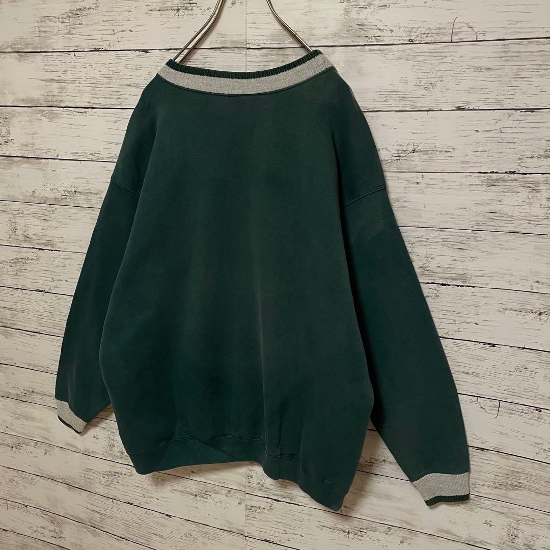 1019【入手困難】ナイキ♤刺繍ロゴ　90s 銀タグ　スウェット　ヴィンテージ