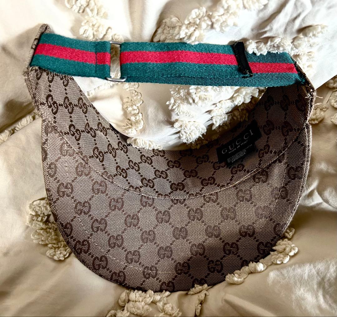 GUCCI GGパターン サンバイザー (送料込)