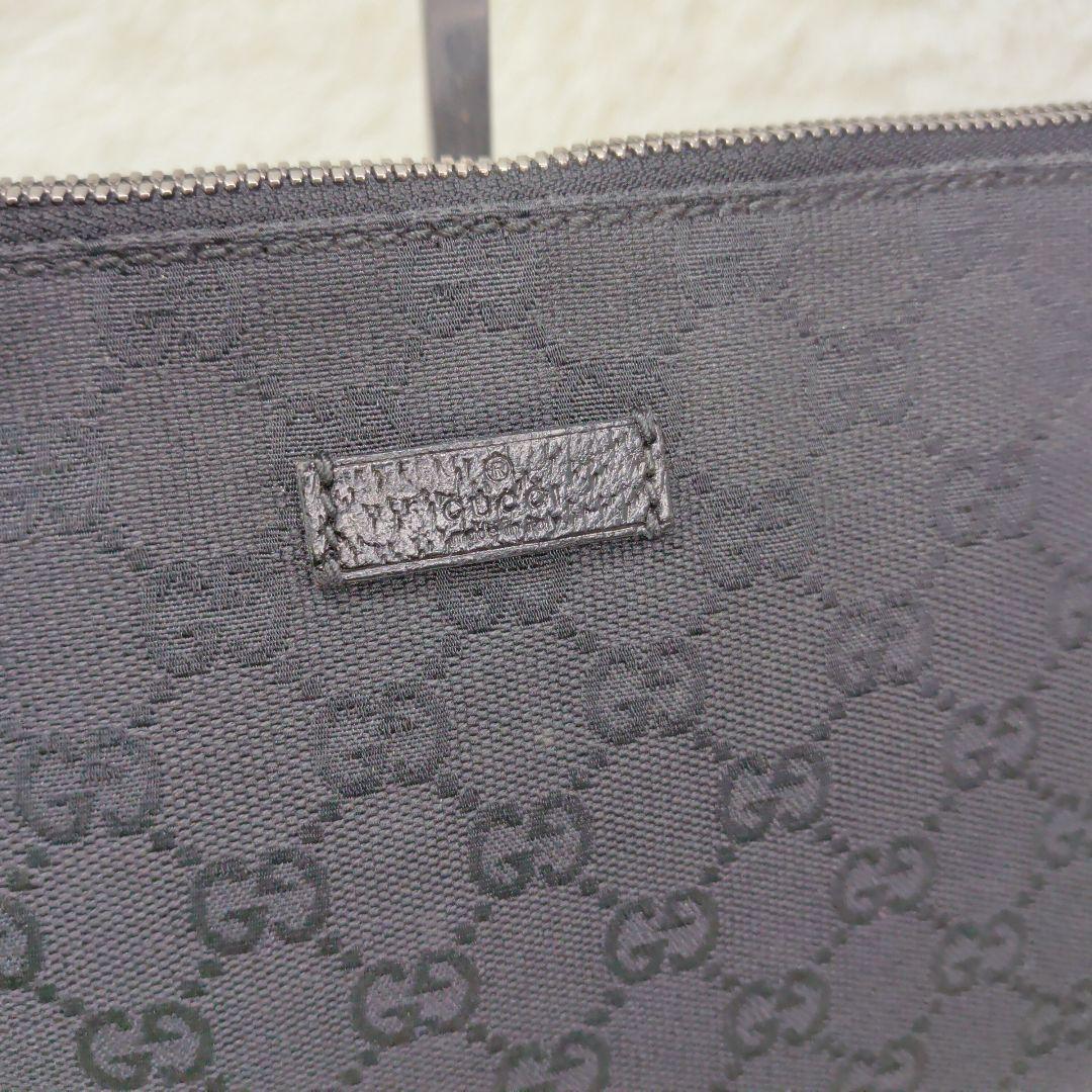 【✨美品✨】グッチ ショルダーバッグ GGキャンバス ブラック