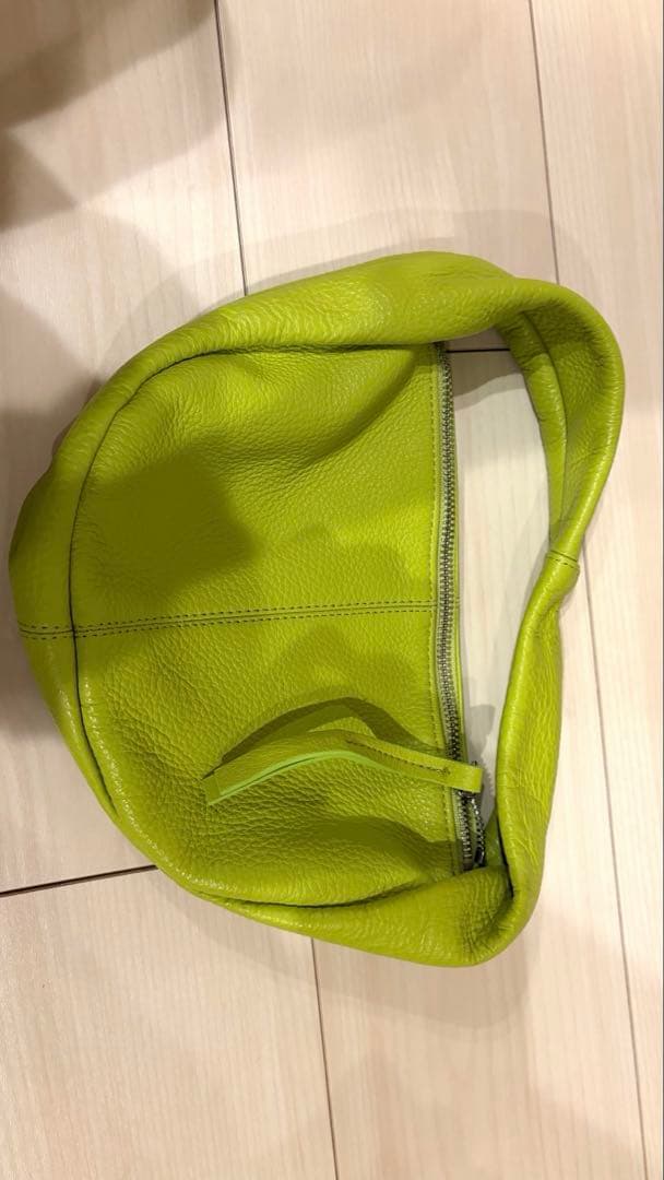 TODAYFUL Leather Wrap Bag ライムグリーン