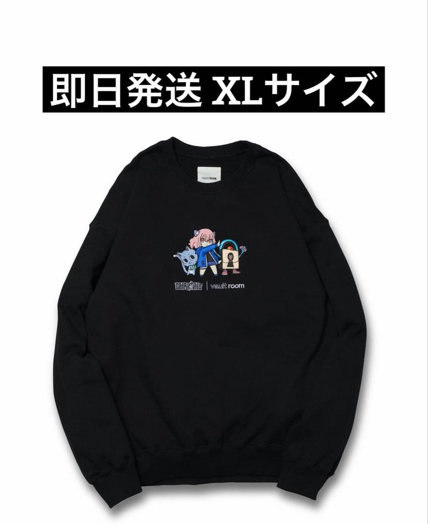 XLサイズ VAULTROOM × nqrse × HAPPY CREWNECK