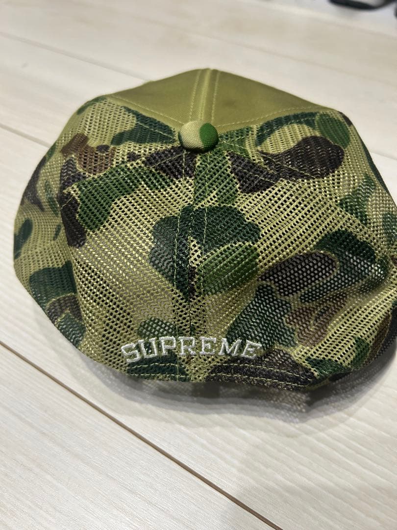 SUPREME メッシュバックキャップ 迷彩