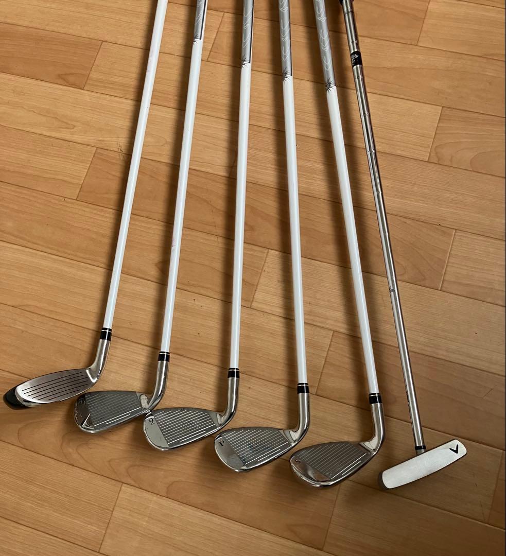 キャロウェイ ソレイル レディース ゴルフクラブ 8本、バッグセット 初心者