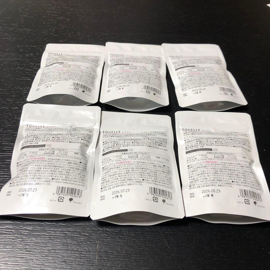 【正規品】６袋セット 大塚製薬 エクエル パウチ 120粒入