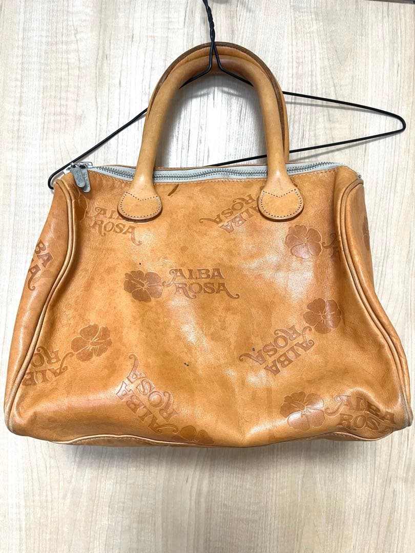 美*”様 アルバローザ牛革ヌメ型押しボストンバックF