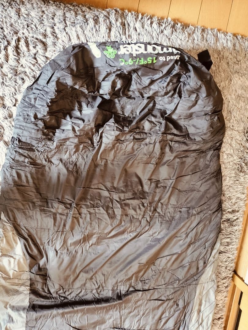 4monster ダウン寝袋 ブラック １５°F / -9℃　2個セット