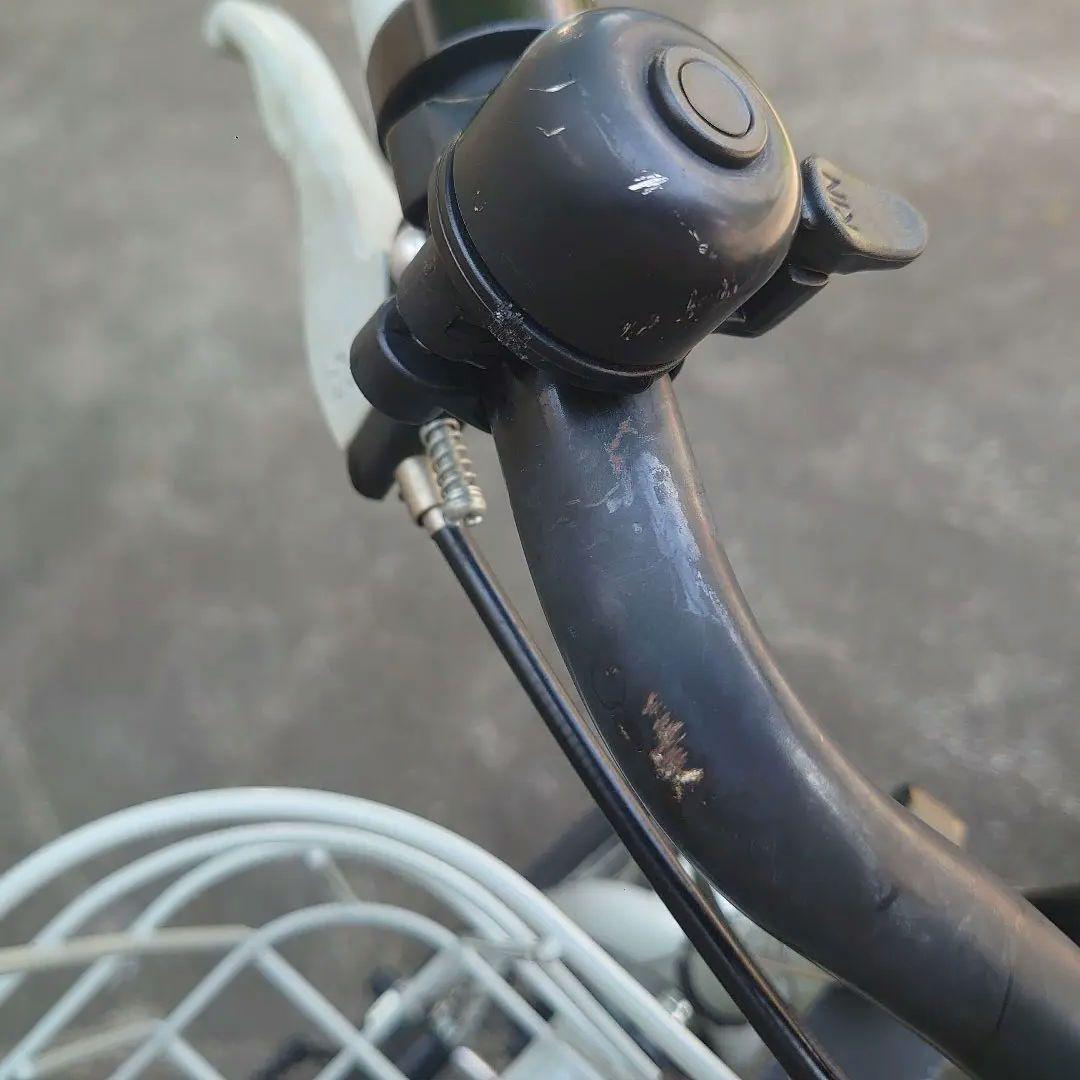 bikke 子供用自転車 グレー 前面バスケット付き