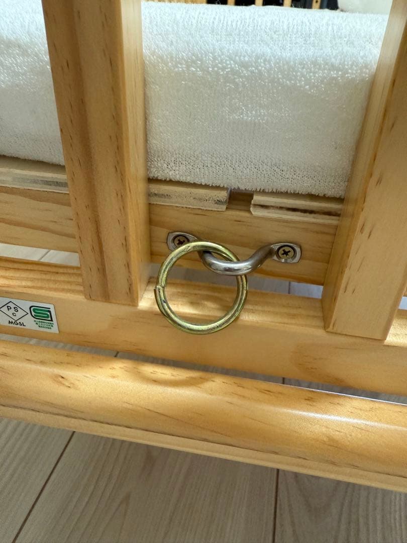 そいねーる 3 ベビーベッド NA（ナチュラルカラー）備品付き　大和屋 添い寝