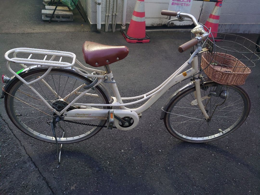 引取限定 24インチ 女の子 自転車 シティサイクル