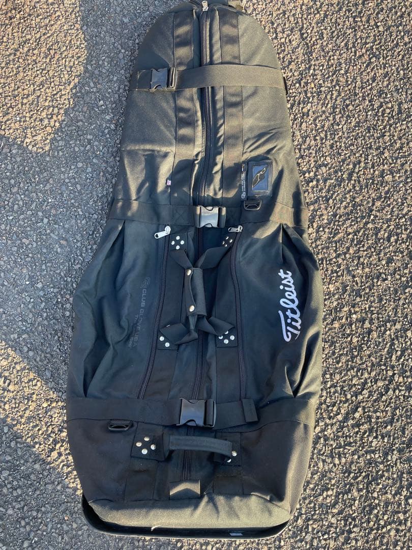 し様タイトリスト CLUB GLOVE ゴルフトラベルカバー キャスター付