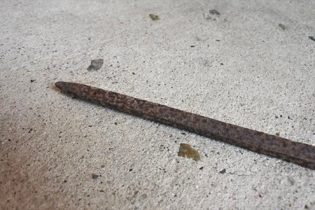 鉄製　うなぎ取り　うなぎ掻き　アンティーク　オブジェ　古民芸　骨董