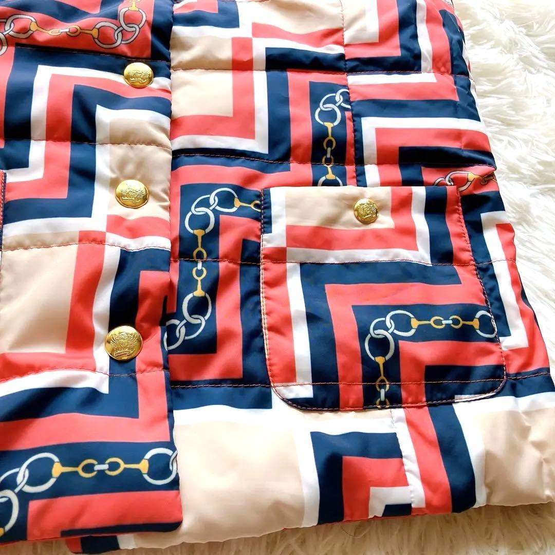 希少✨ビバハート×ドレスキャンプ コラボ ゴルフ ダウンベスト 40 金ボタン