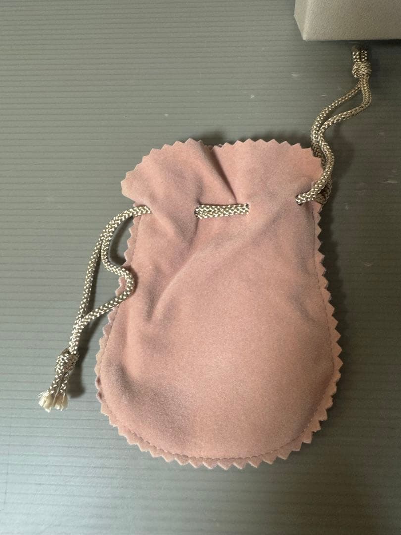 2550 深川製磁　瑠璃地金彩桜　手鏡　未使用