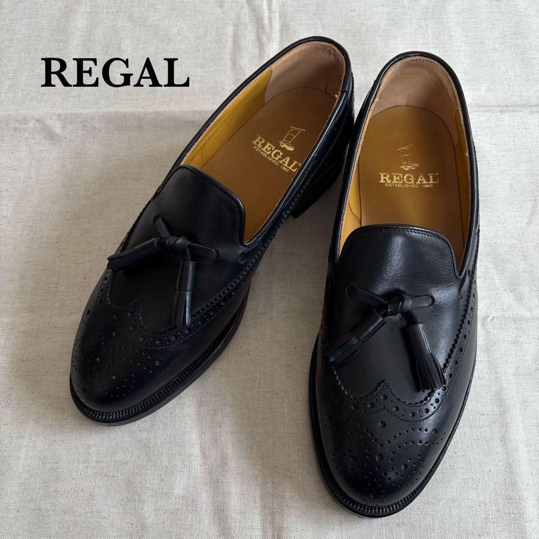 REGAL リーガル ウィングチップ タッセルローファー　JE03 革靴 23㎝