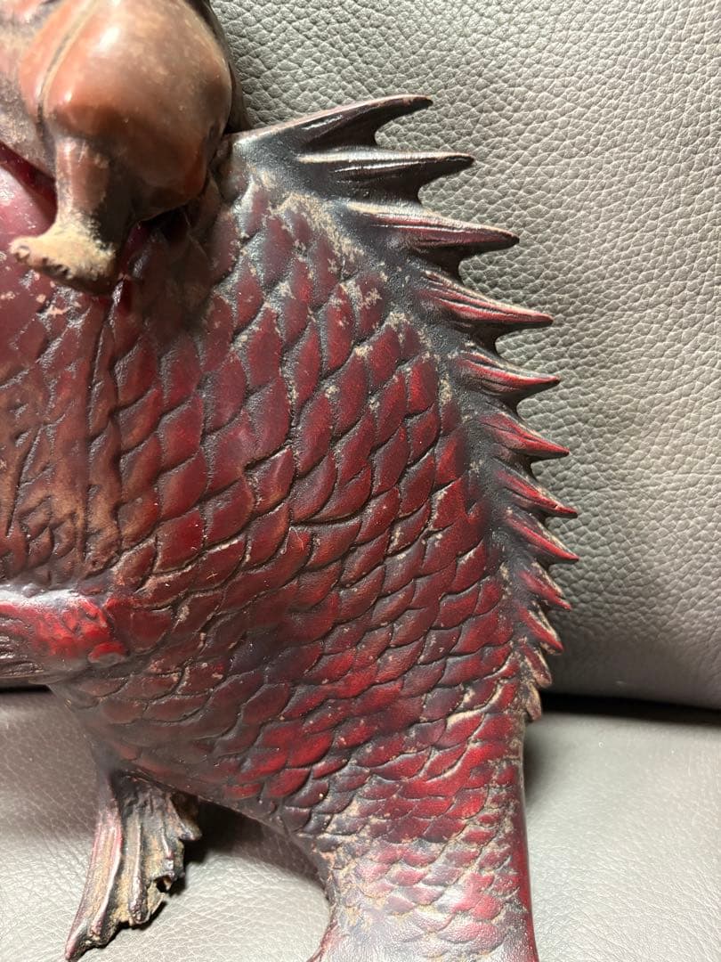 恵比寿さまと鯛の置物