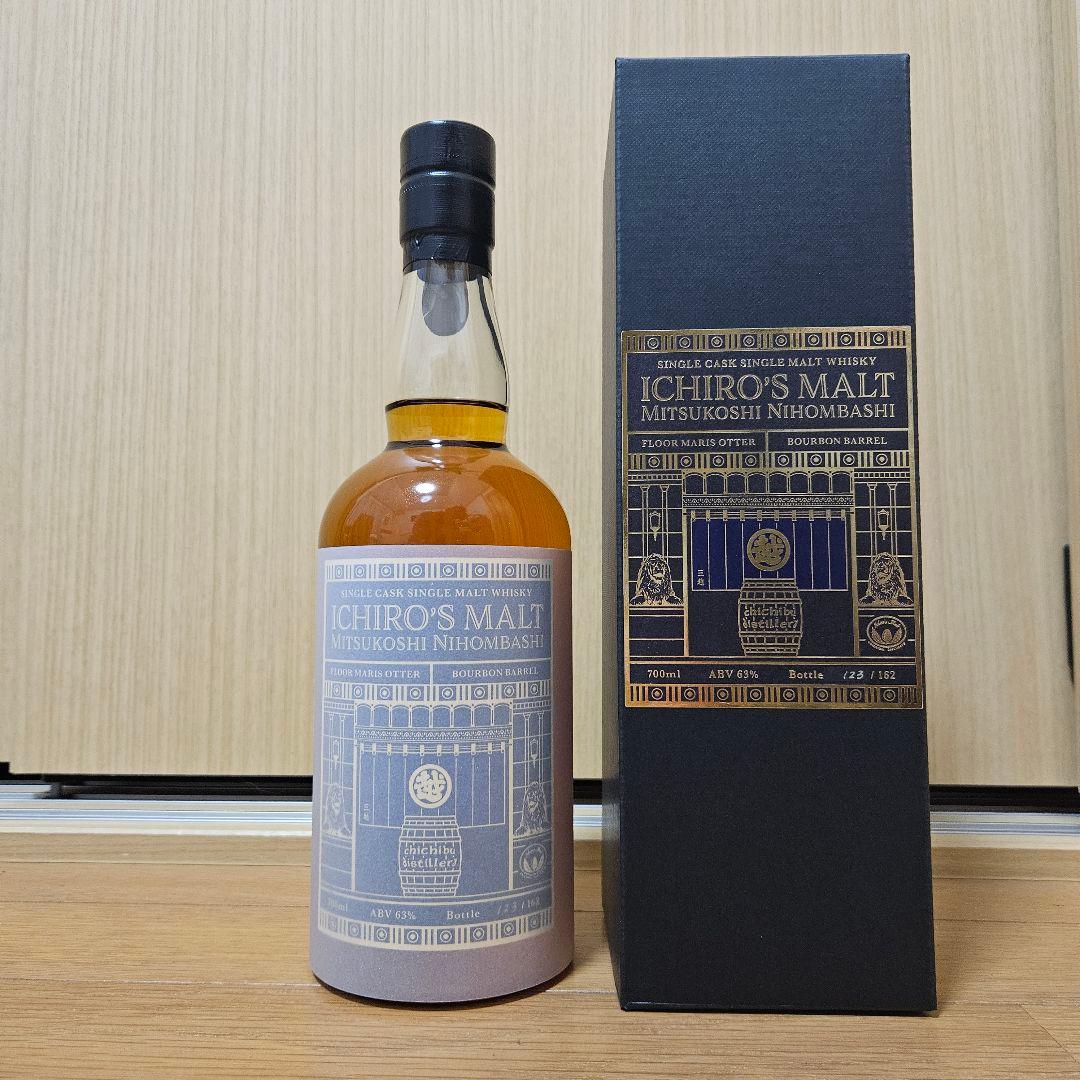 イチローズモルト秩父　日本橋三越本店ラベル.