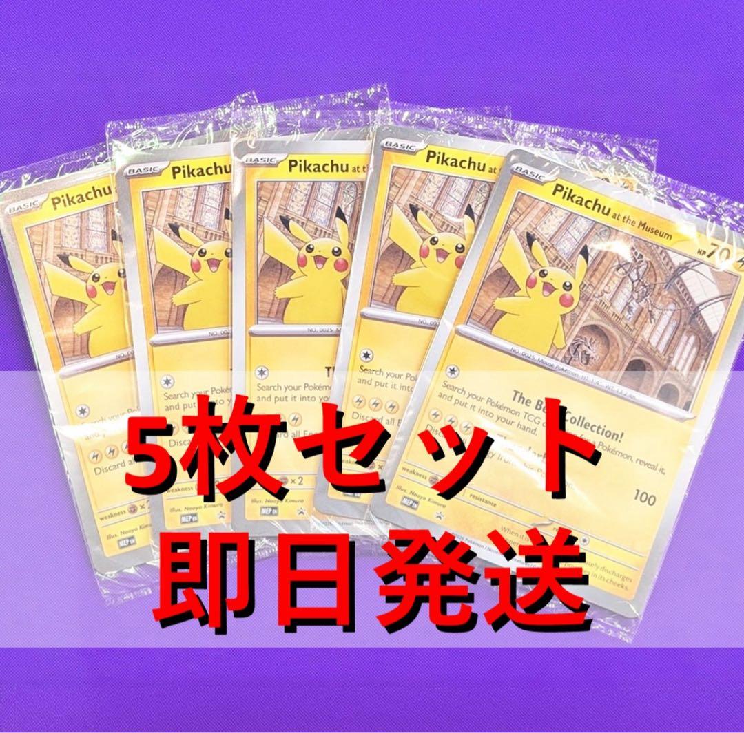 Sale 5枚 ピカチュウ at the Museum 自然史博物館 ロンドン