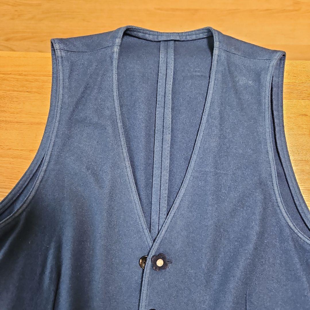 【新品に近い】ラルディーニ　秋冬ジレ　カシミア100%　S44　定価約9万円