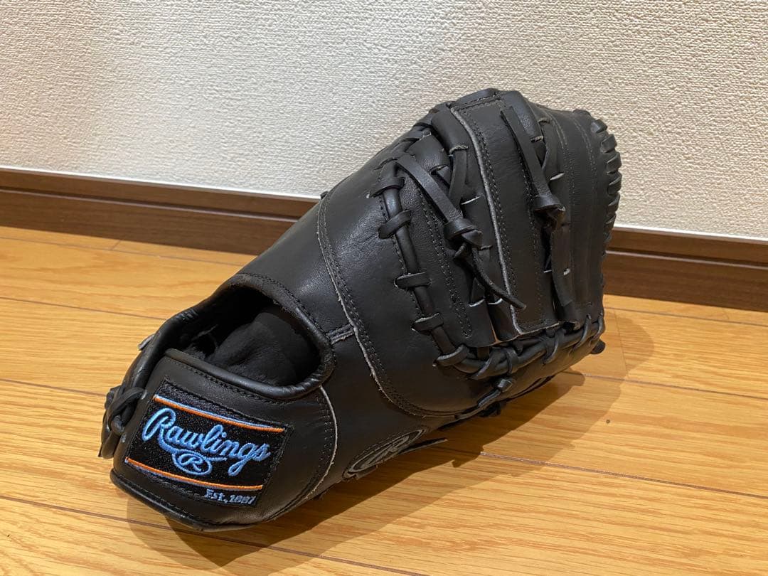 Rawlings 軟式ファーストミット 右投げ用 黒