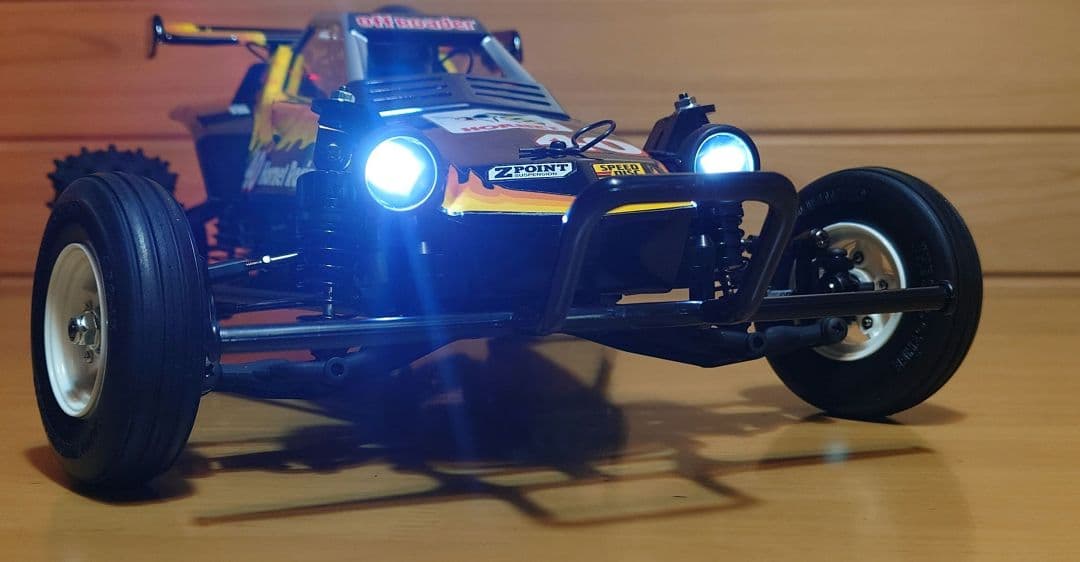 タミヤRCホーネットEVO.(LEDライト付)＆プロポ＆バッテリー充電器完成品