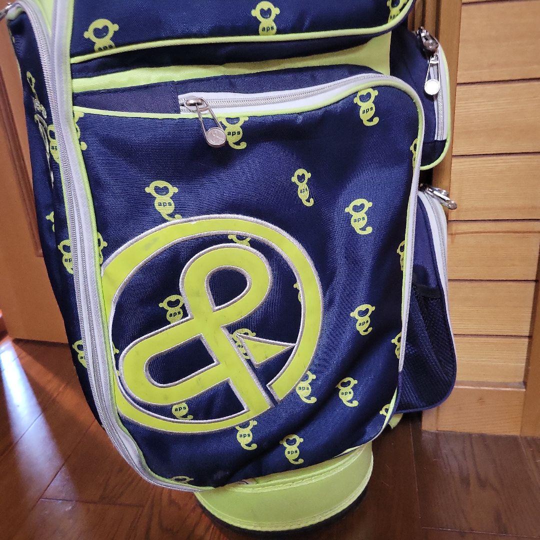 and per se ゴルフキャディバッグ ネイビー/ライム