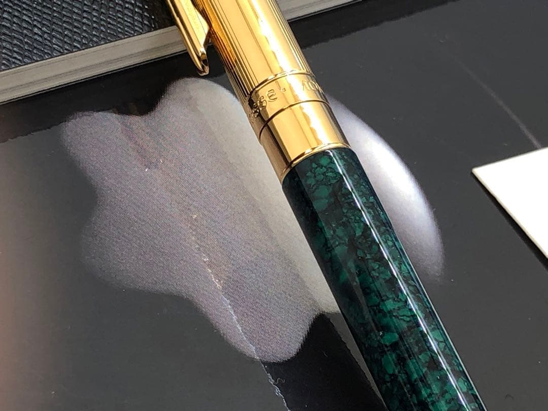 モンブラン　★幸運を導くグリーン・メノウ・入手困難な逸品！★最高級★未使用保管品