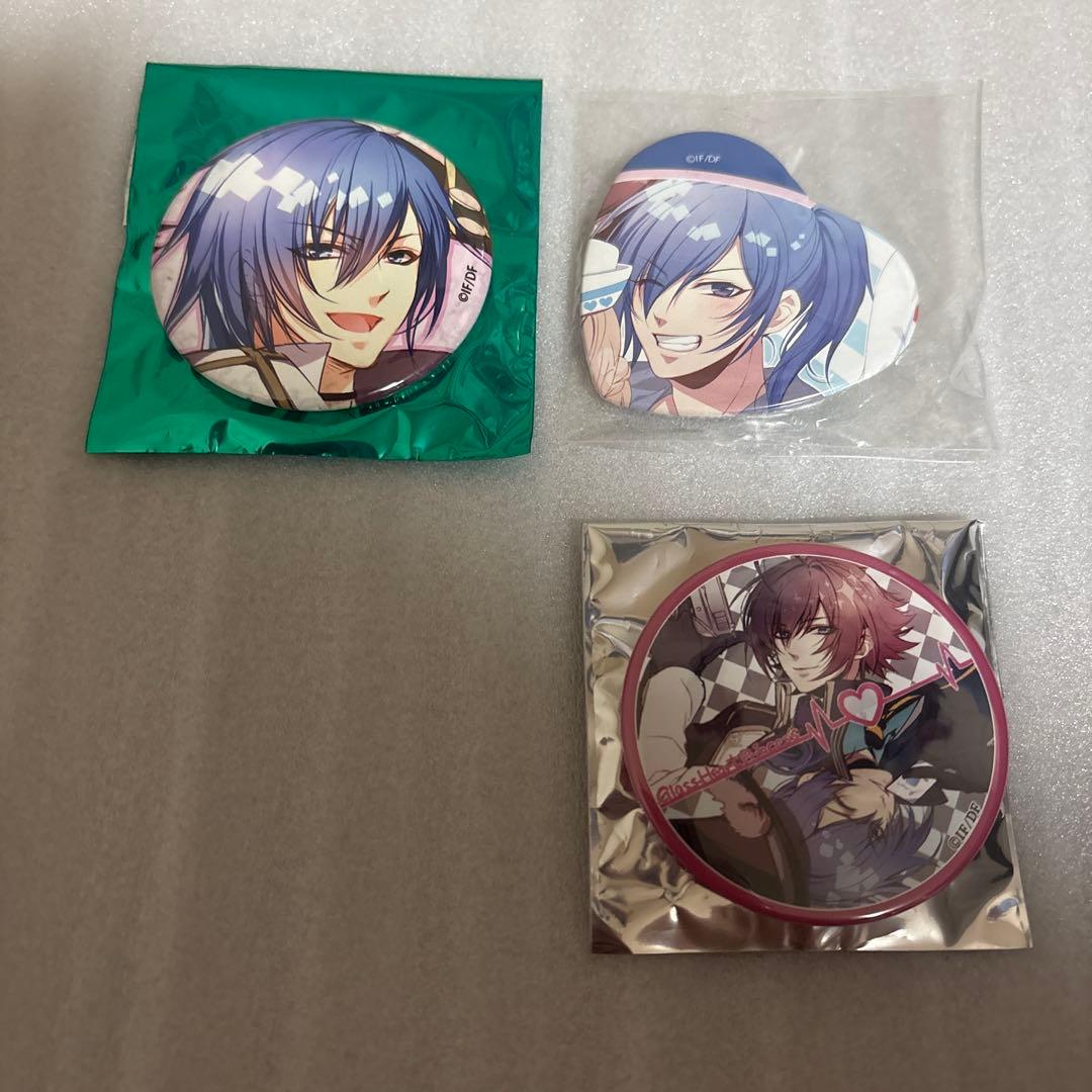 オトメイト Glass Heart Princess 烏丸幸斗 缶バッジ