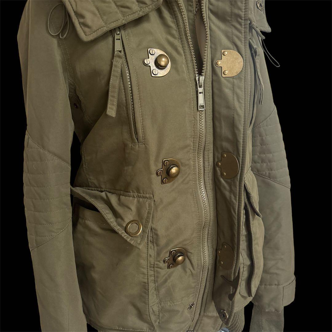 【美品】　SLY y2k ミリタリー　モッズコート　ファー　 N-3Bアーカイブ