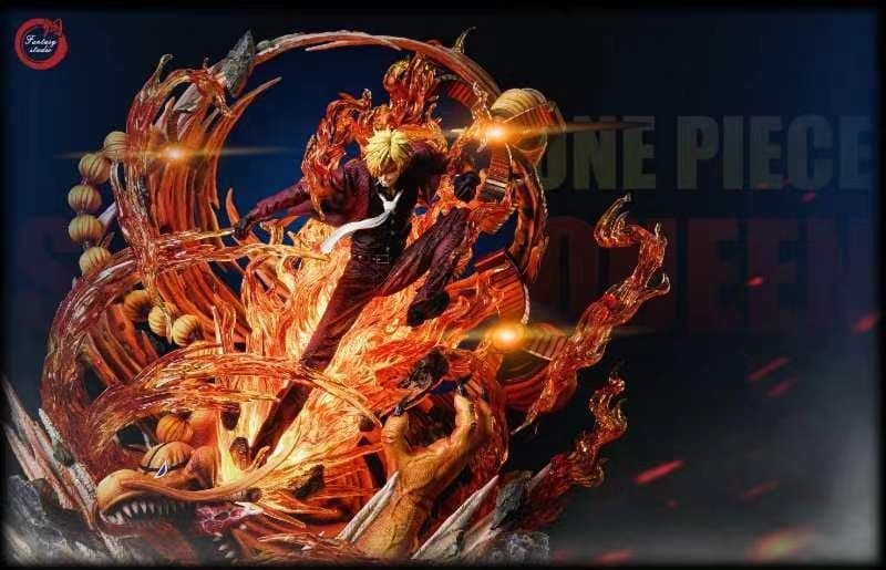 ワンピース サンジ VS クィーン ガレージキット スタチュー フィギュア