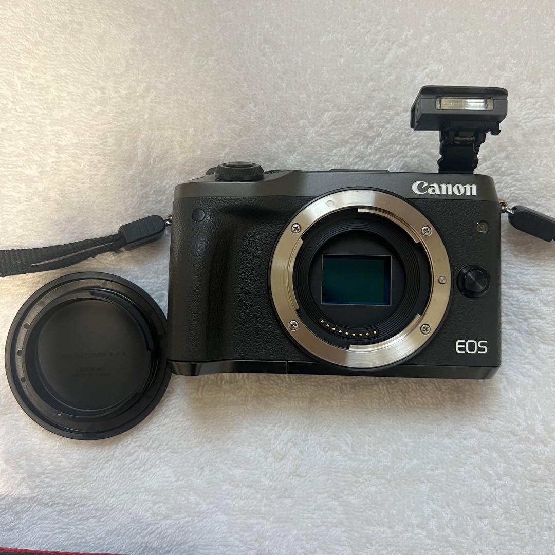 2/10限定値引き！！CanonEOS M6ミラーレスカメラ本体と付属品他