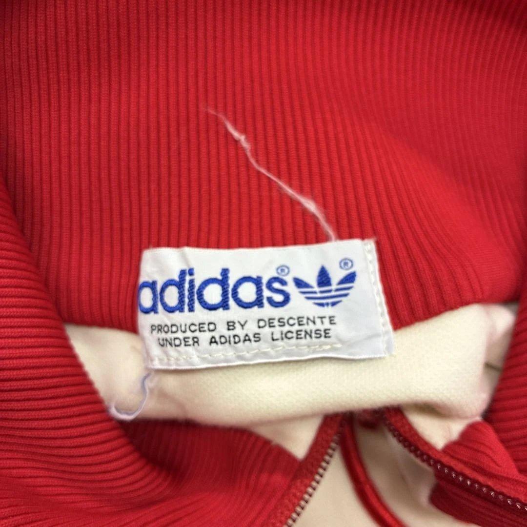 adidas セットアップジャージ　赤白　5 号 ◎39