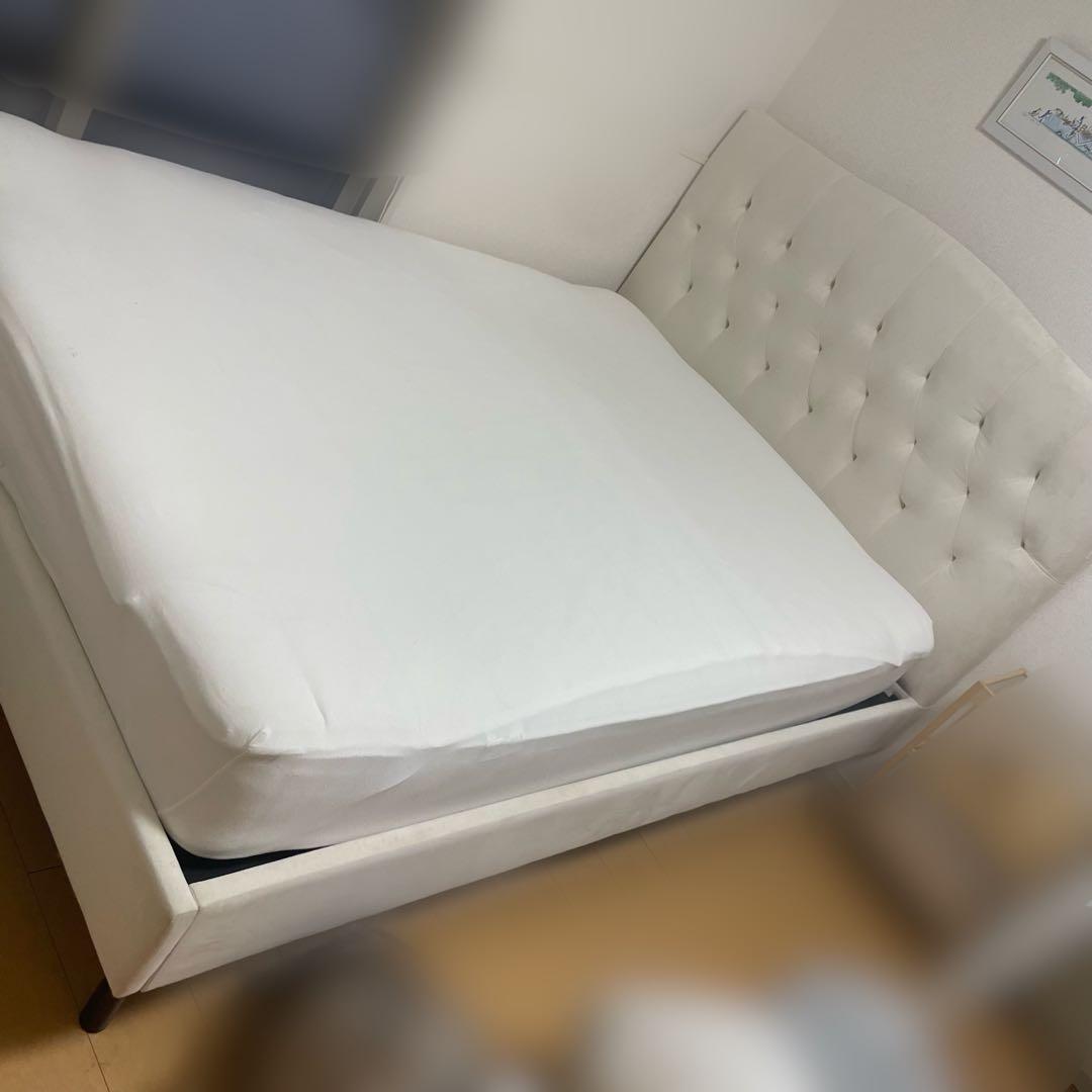 Francfranc ダブルベッド ベッドフレーム ※手渡し可