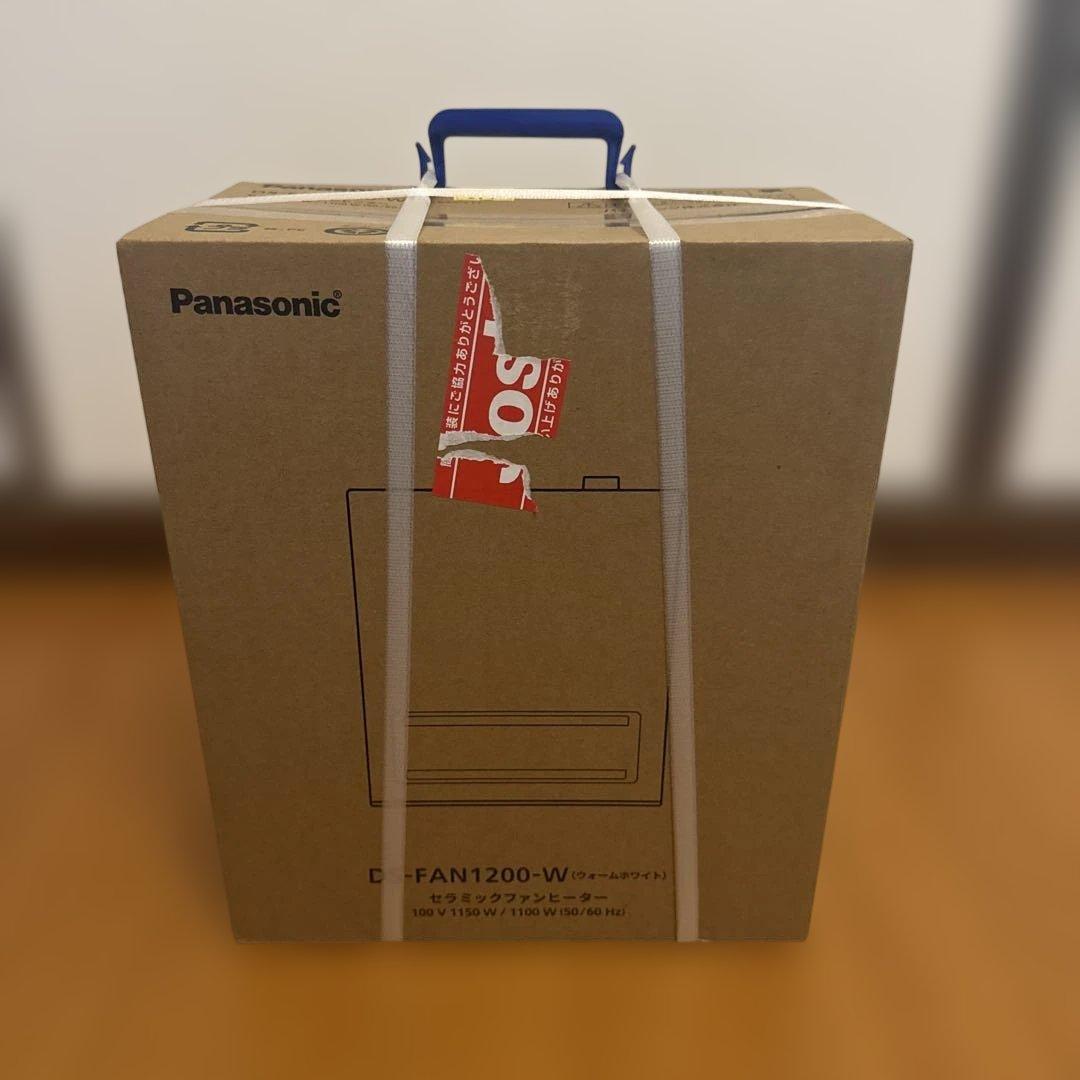 【新品】Panasonic DS-FAN1200-W セラミックファンヒーター