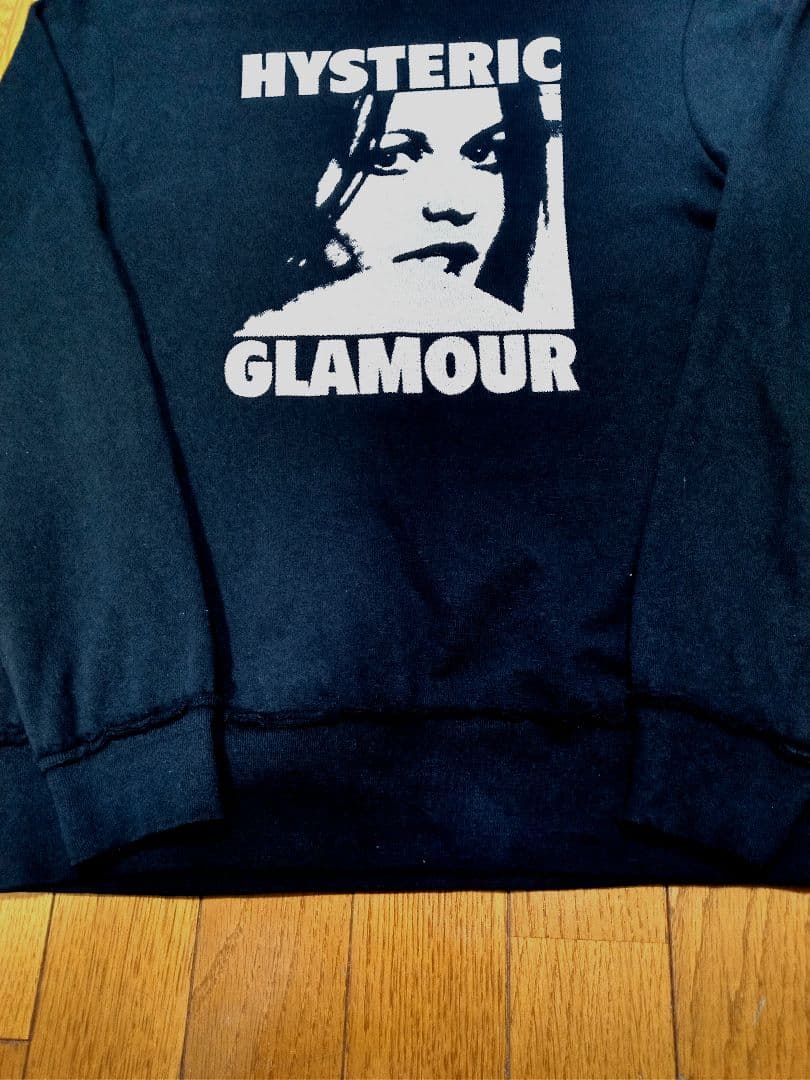 ヒステリックグラマー　スエット　トレーナー　90s　ビンテージ　ブラック　y2k