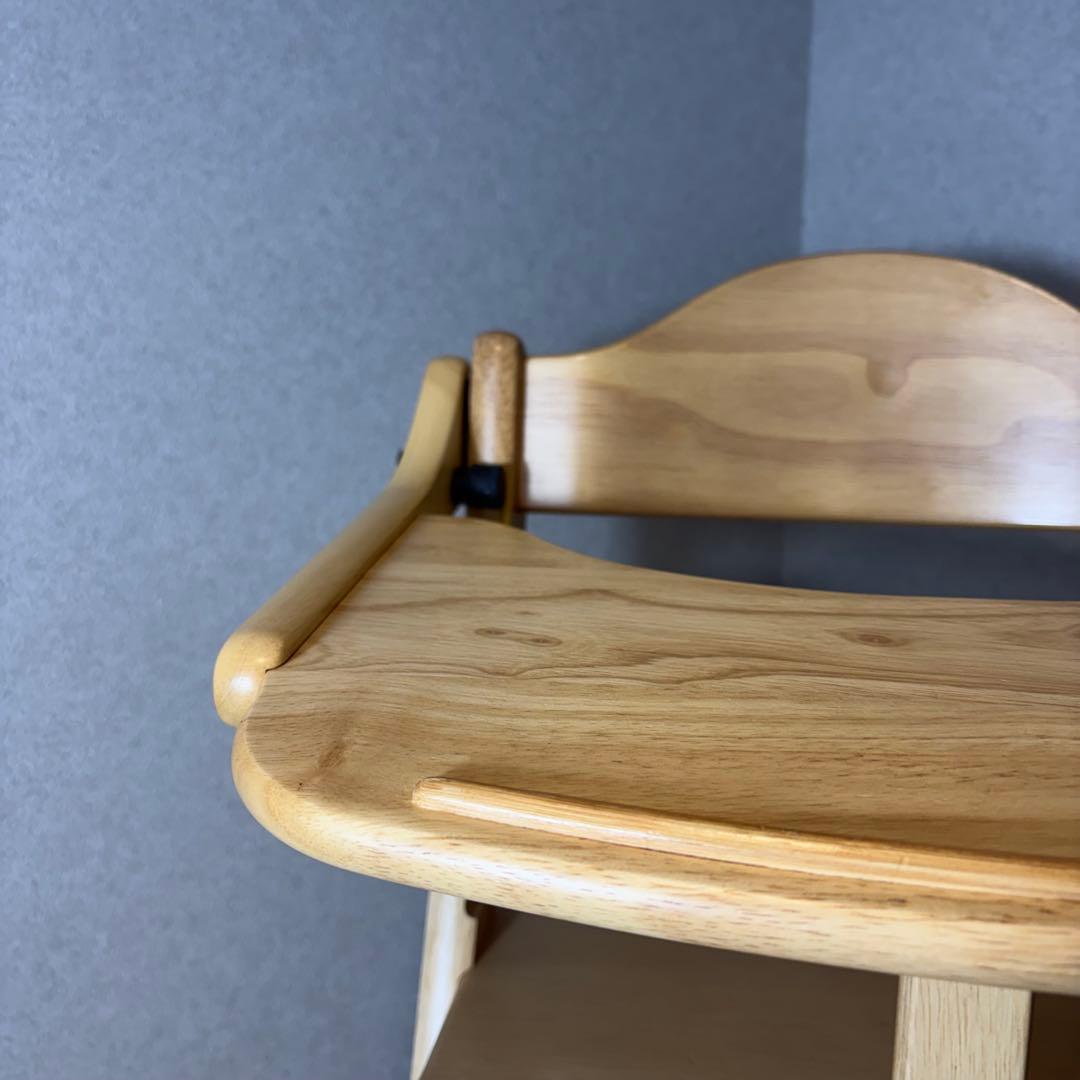 美品 大和屋　すくすくスリムプラスチェア　テーブル＆ガード付　六角レンチ付