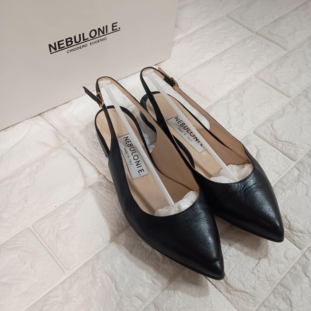 ネブローニ Nebuloni ミュール フラット 37 23.5cm sa03