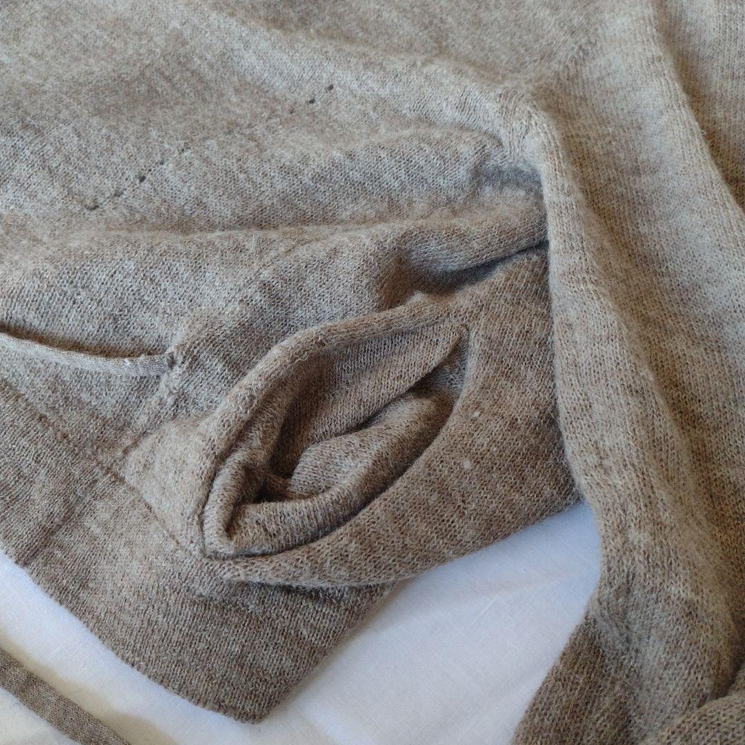 ANN DEMEULEMEESTERブラウンベージュ カーディガン/セーター34