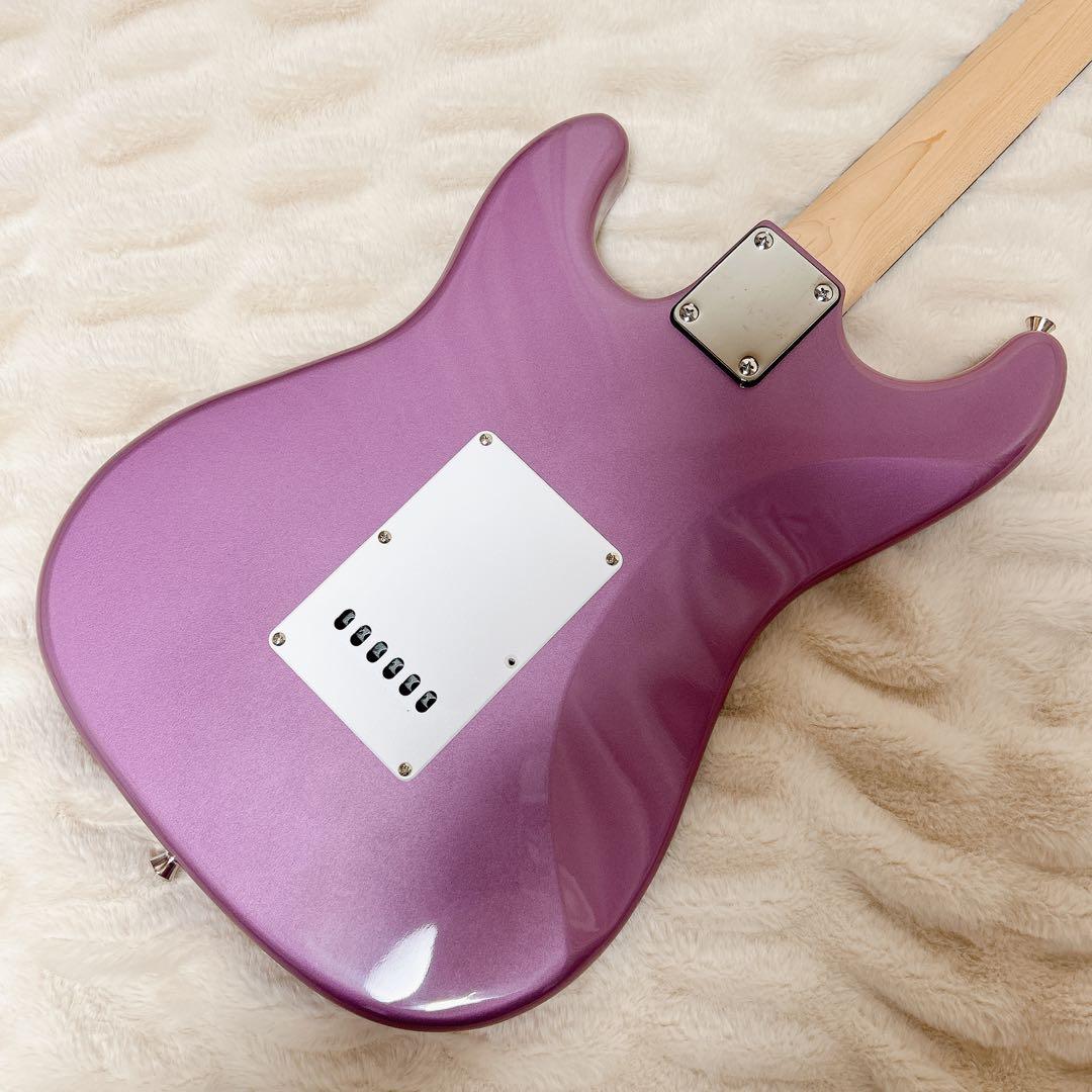 美品 フォトジェニック バーガンディ エレキギター ストラトキャスタータイプ