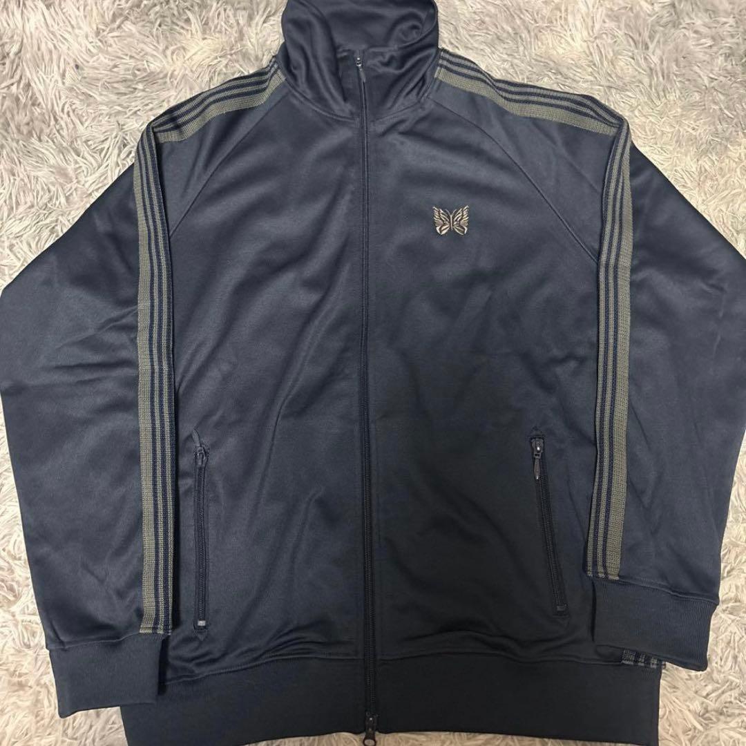 よ*き様 Needles 21aw トラックジャケット M ネイビー×グレー