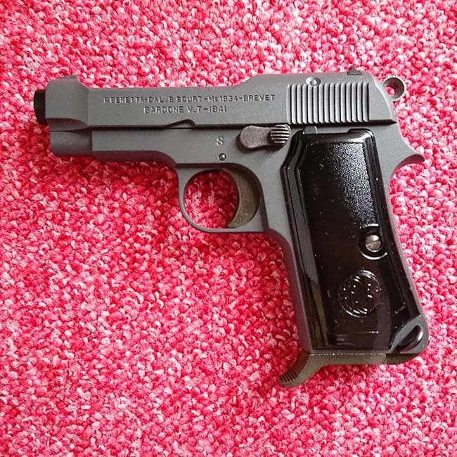 ウエスタンアームズ ベレッタM1934 カーボンブラック ガスガン