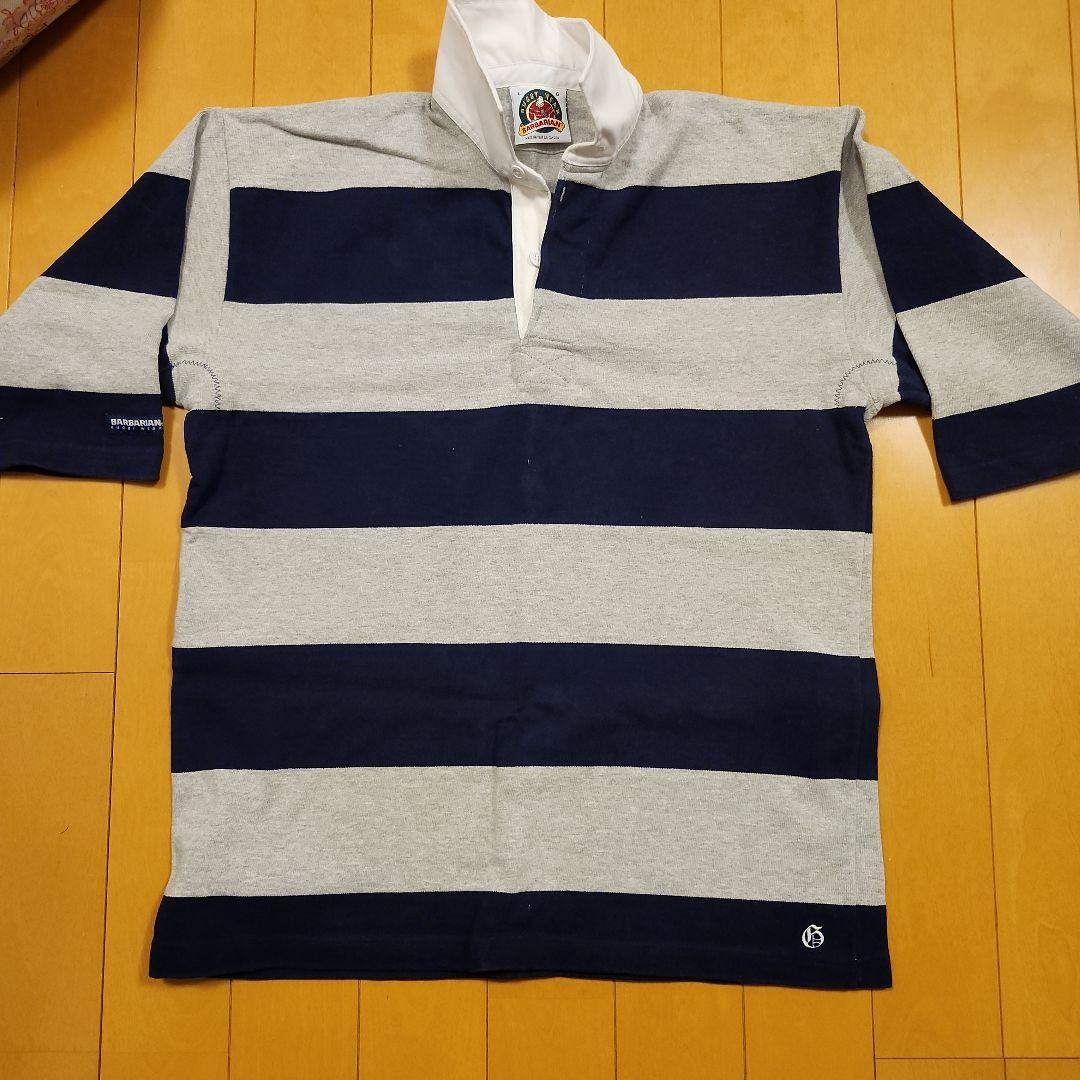 BARBARIAN ラガーシャツ 七分丈 Lサイズ
