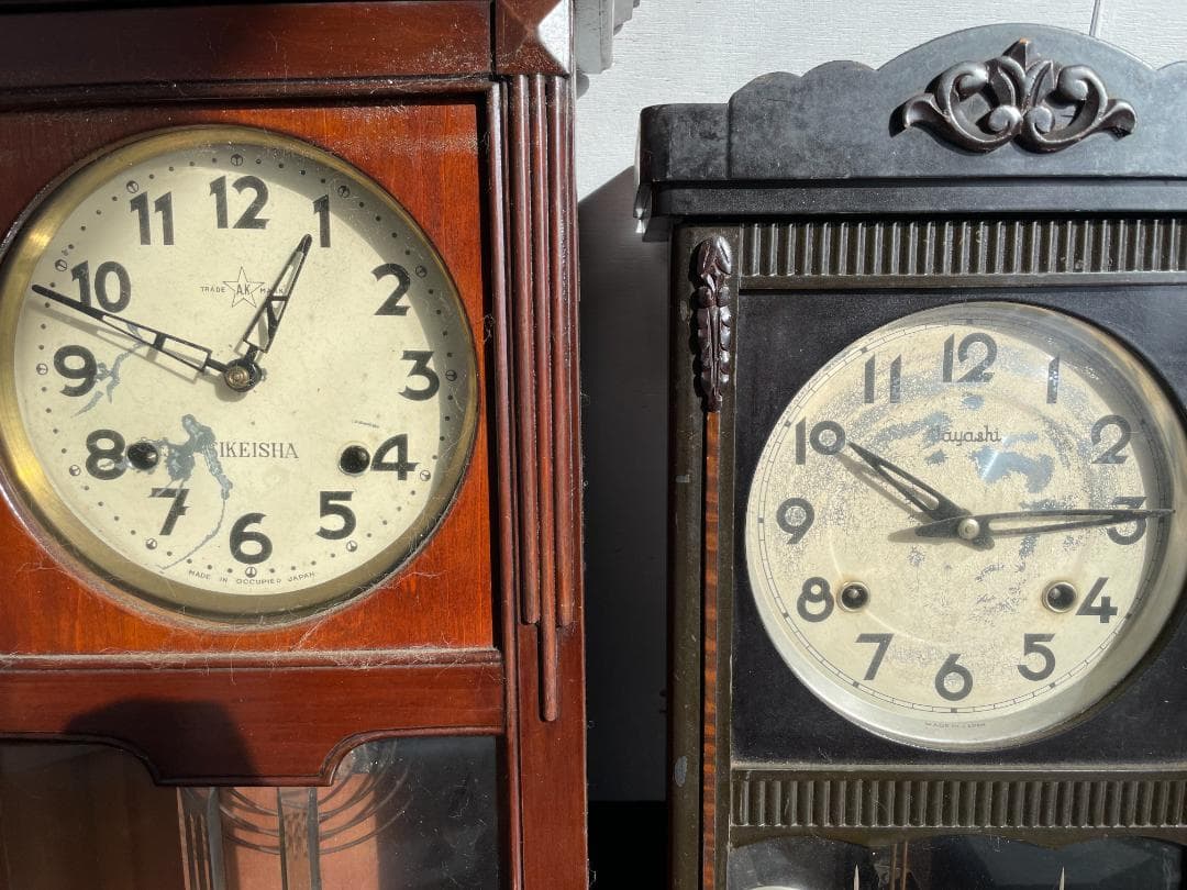 ボンボン時計 振り子時計 レトロ アンティーク 5点まとめ売り木製