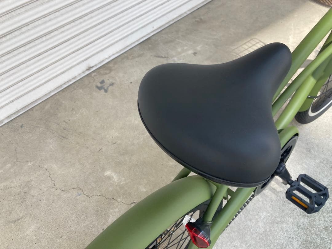 FOD_オリーブグリーン_20インチ 子供用ビーチクルーザー