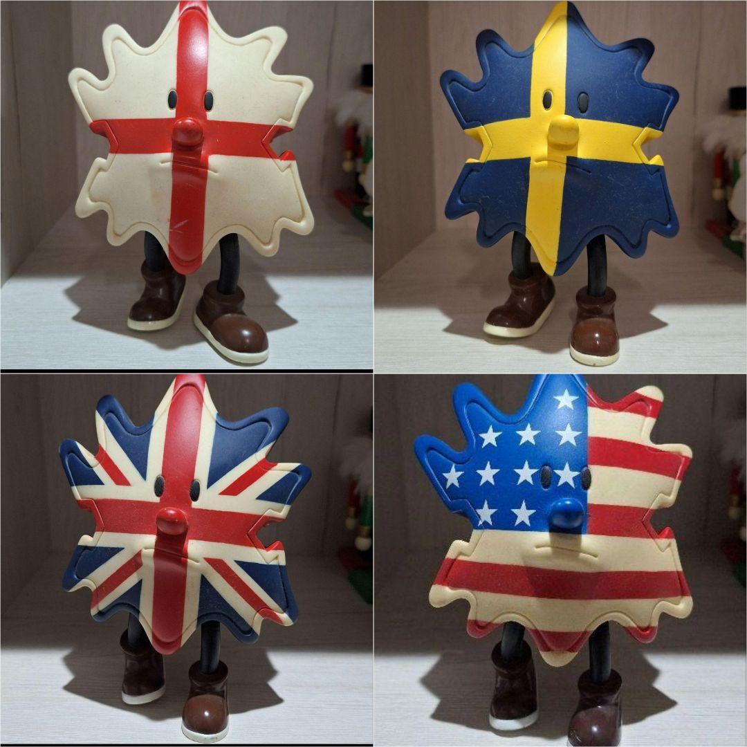 Devilock デビロック Palm Boy 国旗デザイン ４体セット ソフビ