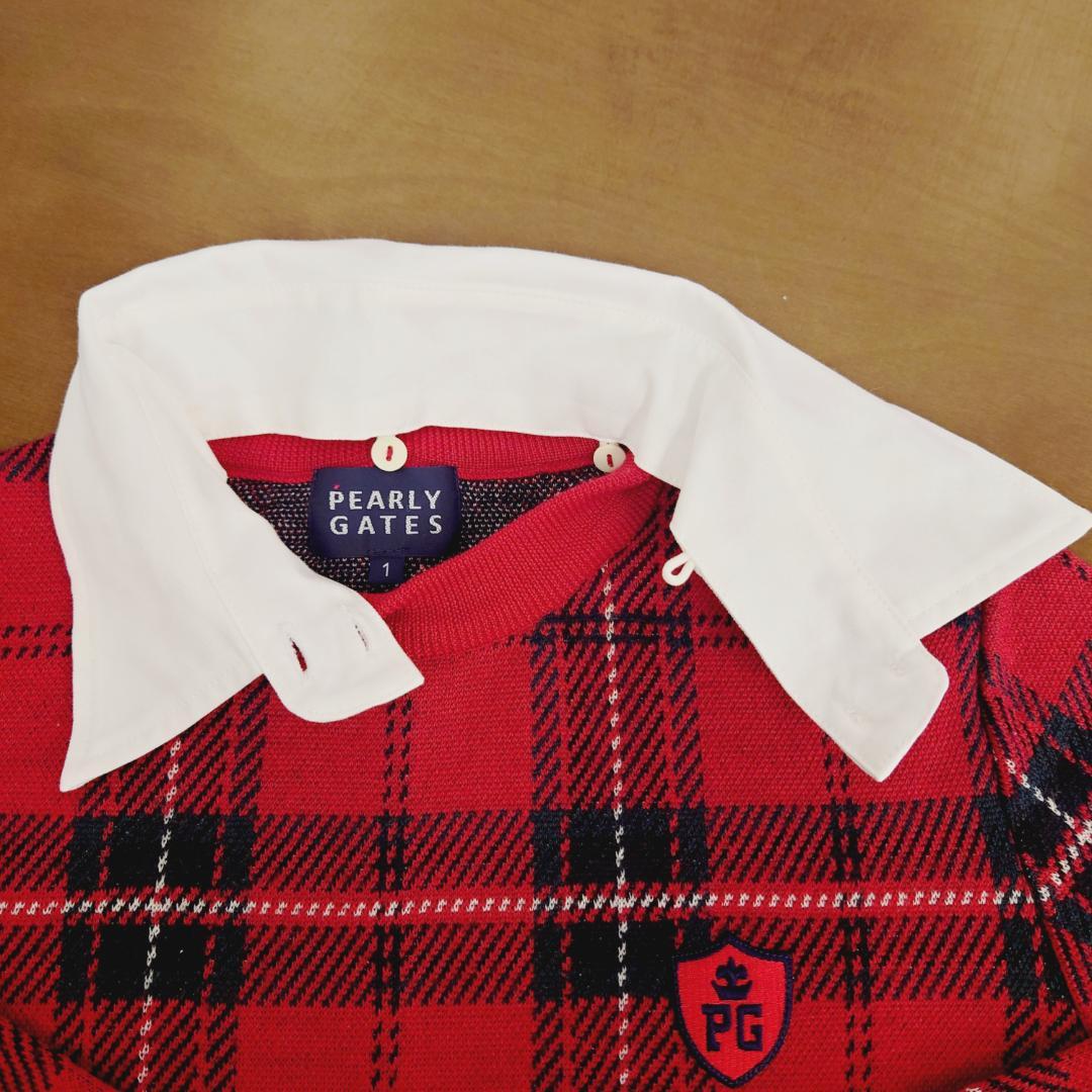 PEARLYGATES 長袖 セーター サイズ1 襟 パーリーゲイツ 春 秋 冬