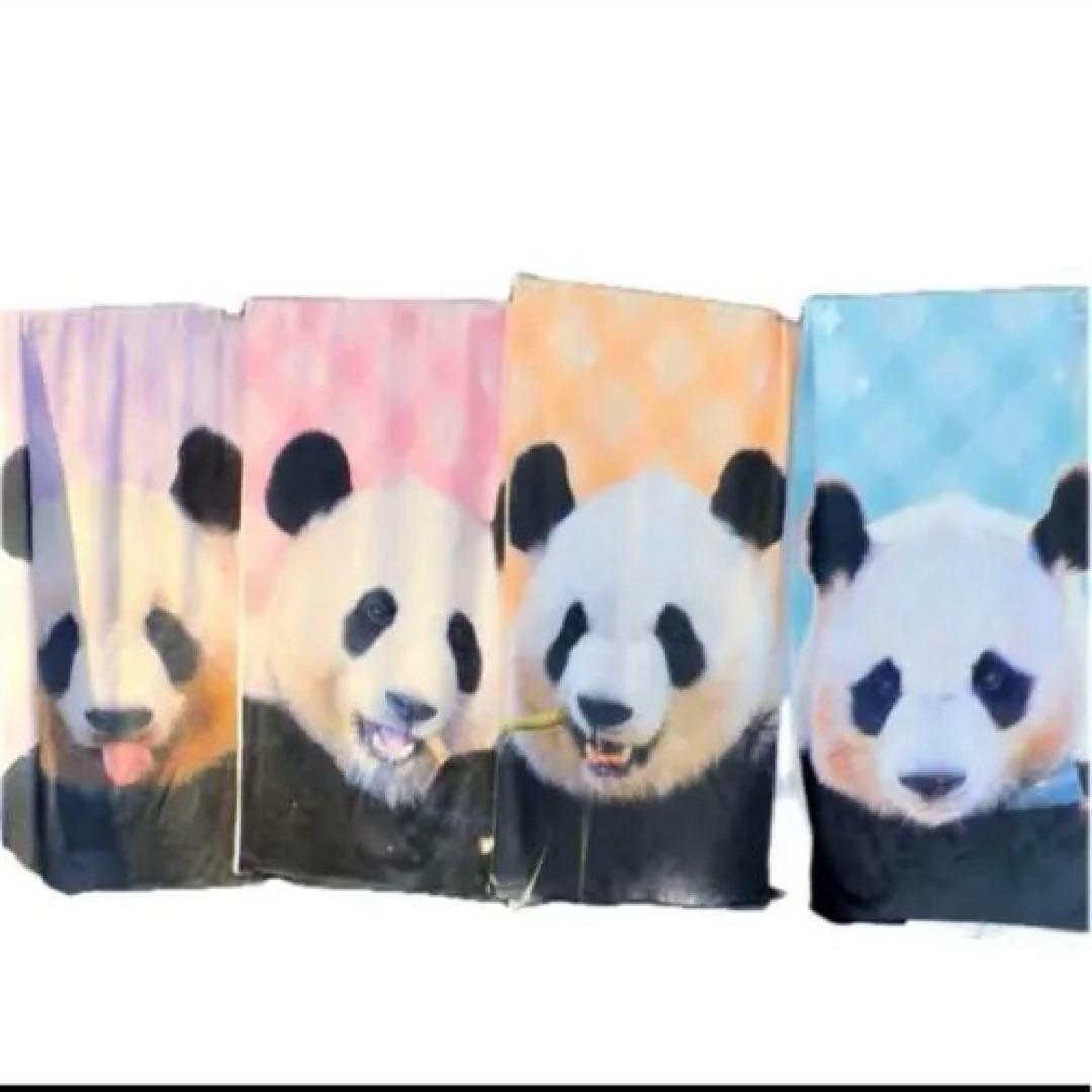 新品未開封 アドベンチャーワールド パンダ クールタオル 4本セット