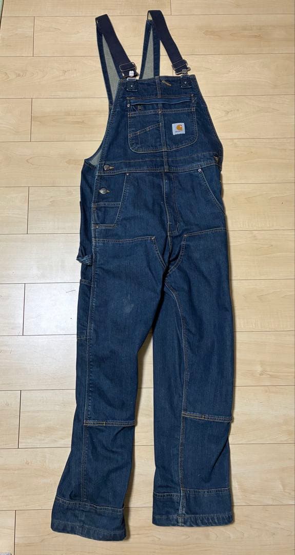 【買い得価格】Carhartt デニムオーバーオール 32 x 30