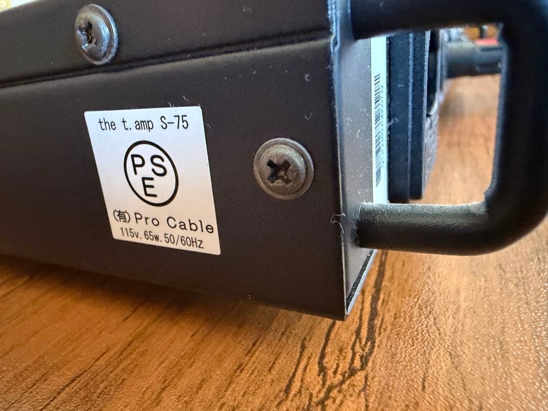 【美品！】Thomann S-75 mk2 パワーアンプ トーマン