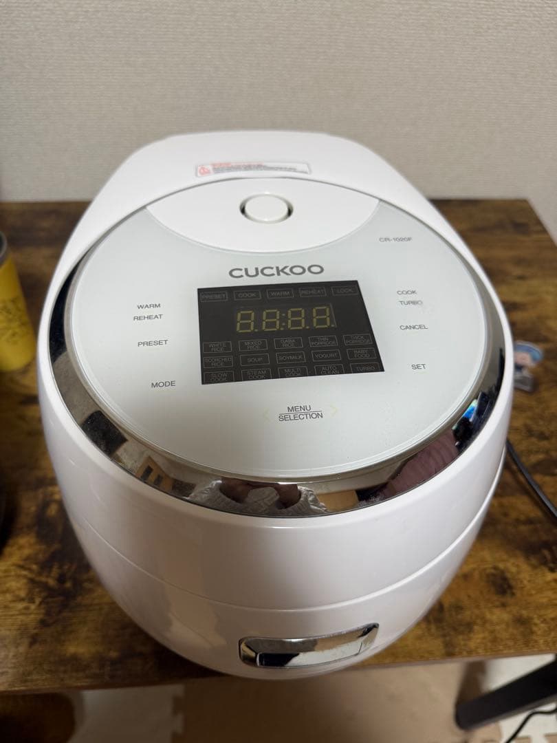 韓国人気ブランドCUCKOO 大容量炊飯器 CR-1020F