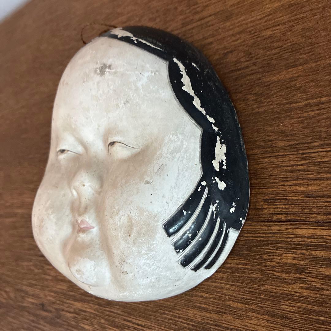 希少 骨董 お多福 春画 枕絵 裏隠し 色彩 陶器 陶磁器 古美術 壁掛け 時代